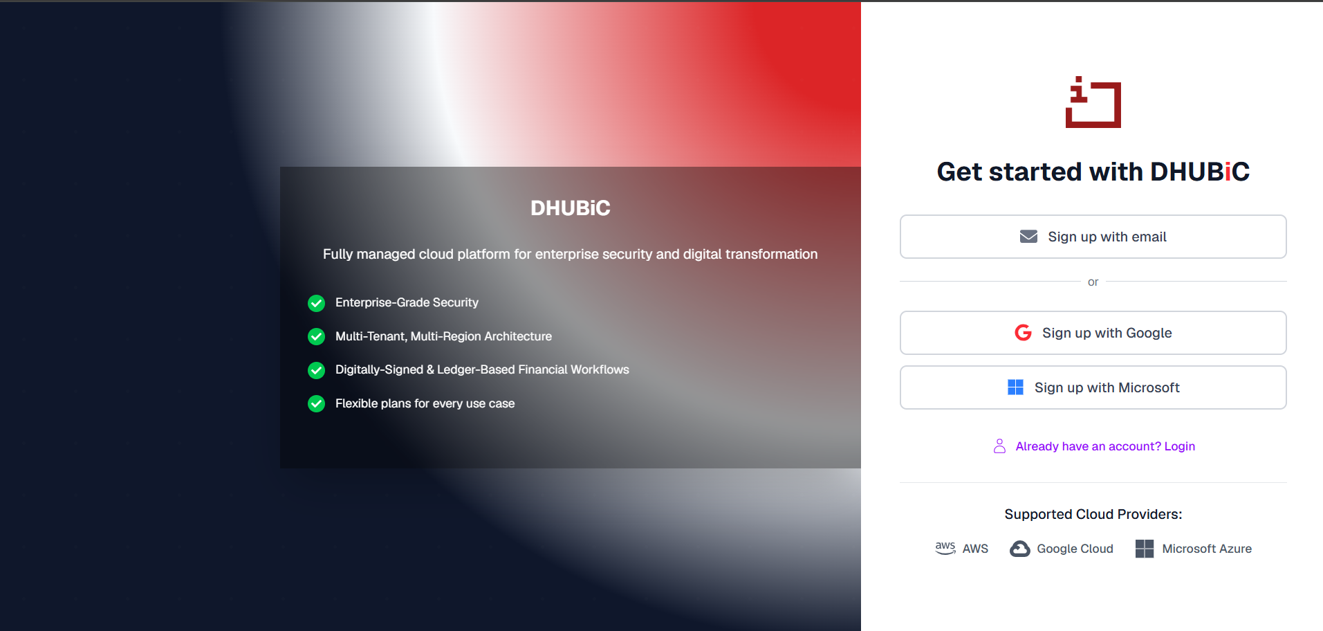 Choose Registration Method screenshot